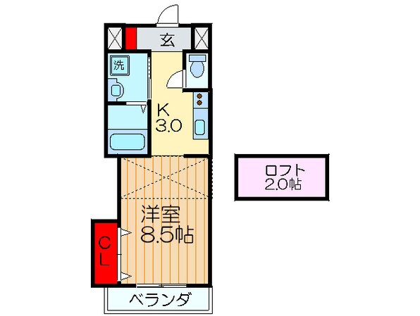 プレッソ津田駅前の物件間取画像